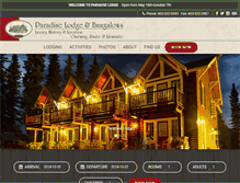 Tablet Screenshot of paradiselodge.com